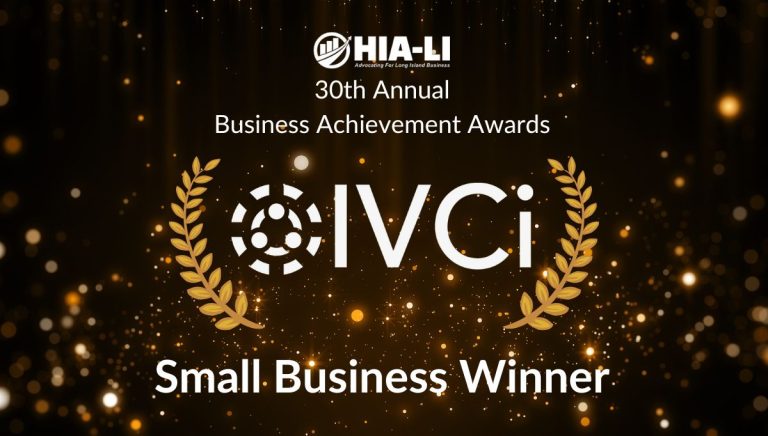 IVCi wins in the Small Business category at the 2024 HIA-LI Business Achievement Awards | IVCi.com